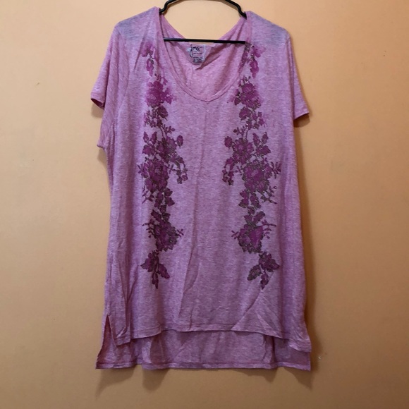 Just My Size Tops - Just My Size Pink Blouse
